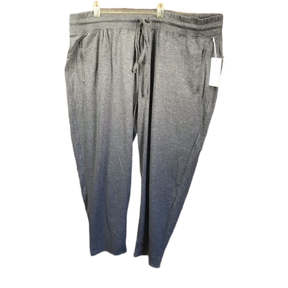Balance Collection NEW Soft Fleece Jogger Cozy Sweatpants Track Pants Neutral 3x